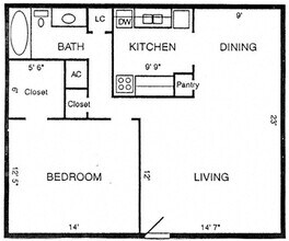 A 120 floor plan