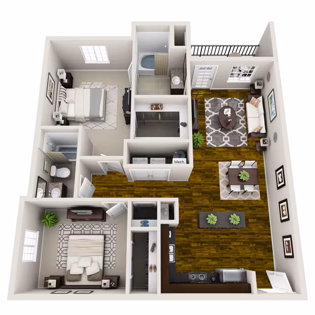 Unit 331EB 331EB floor plan