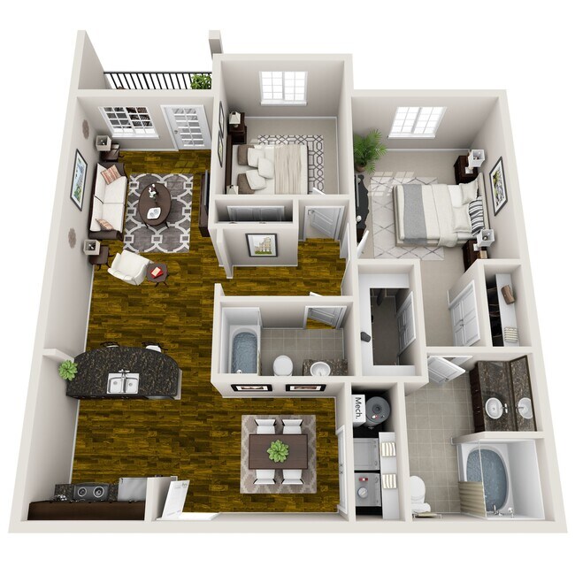 Unit 133EB 133EB floor plan