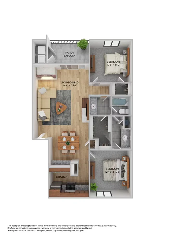 B1 1410 floor plan