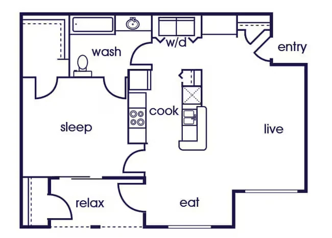 A1 02-2303 floor plan