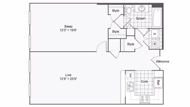 Unit 12215 12215 floor plan