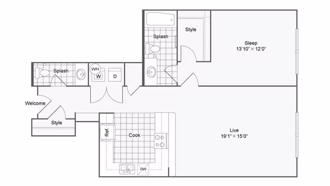 Unit 08313 08313 floor plan