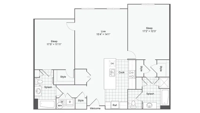 B14 08410 floor plan