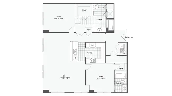 Unit 06317 06317 floor plan