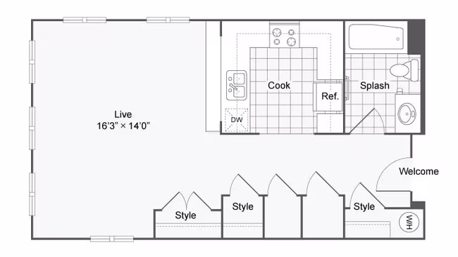 Unit 06415 06415 floor plan