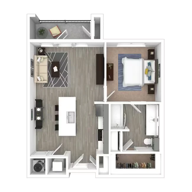 1B 1206 floor plan