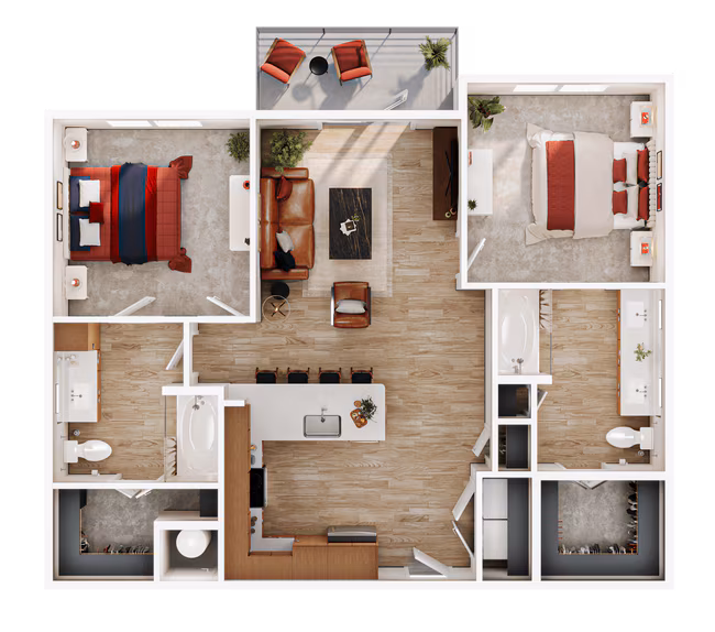 Unit 5308 5308 floor plan