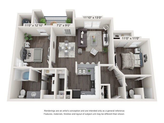 Unit 828 518 floor plan