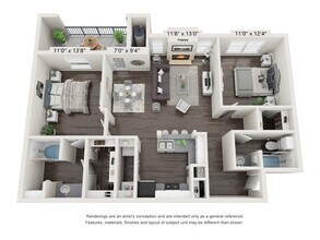 B2B 1312 floor plan
