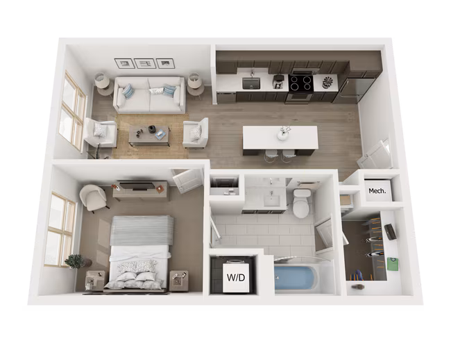 Unit 1229 1418 floor plan
