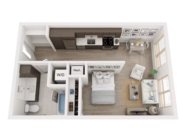 Unit 2425 1319 floor plan