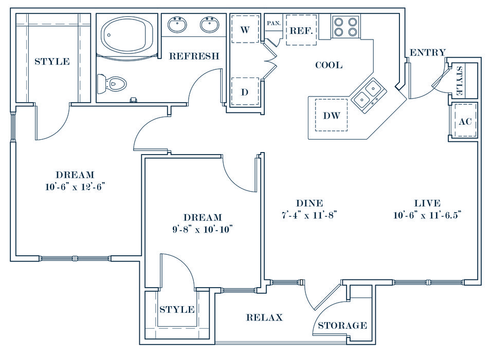 Unit 7201 7201 floor plan