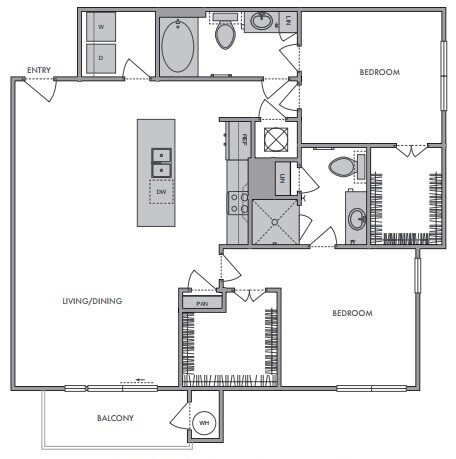 Unit 7201 7201 floor plan