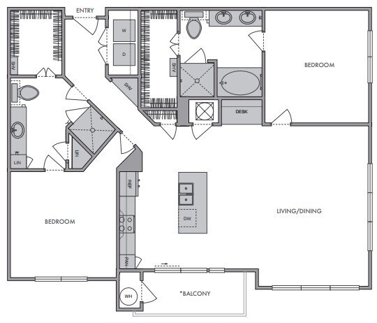 Unit 2302 5302 floor plan