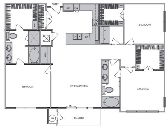 Unit 8216 5114 floor plan