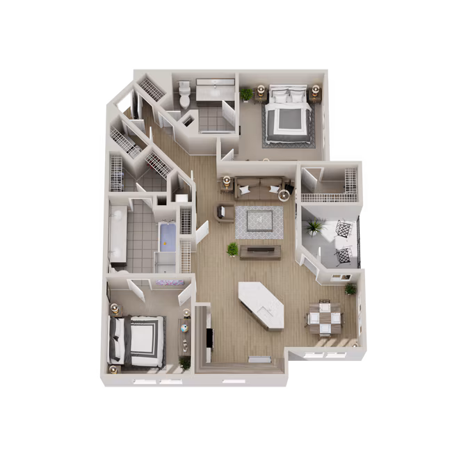 Unit 2-2302 2-2302 floor plan