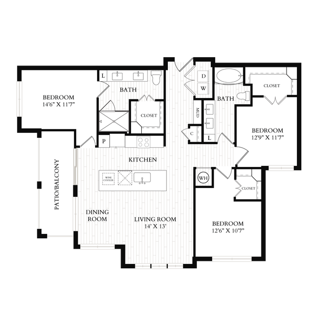 Unit 11315 7301 floor plan