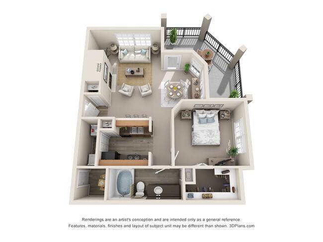 Unit T1435 T1131 floor plan