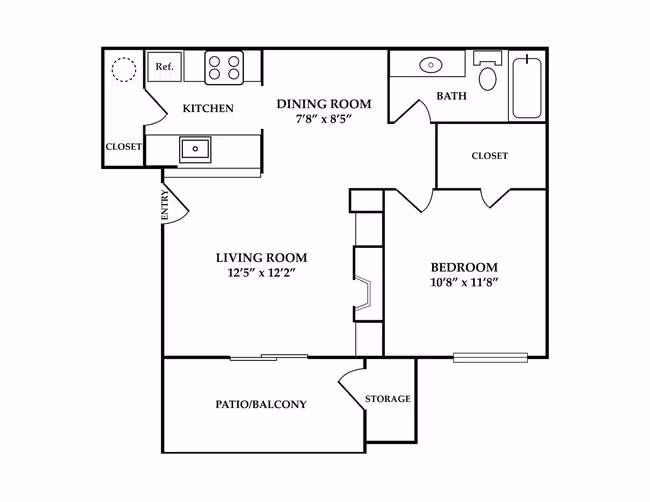 Unit 13-1312 13-1312 floor plan