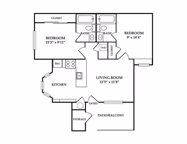 Unit 19-1905 19-1905 floor plan