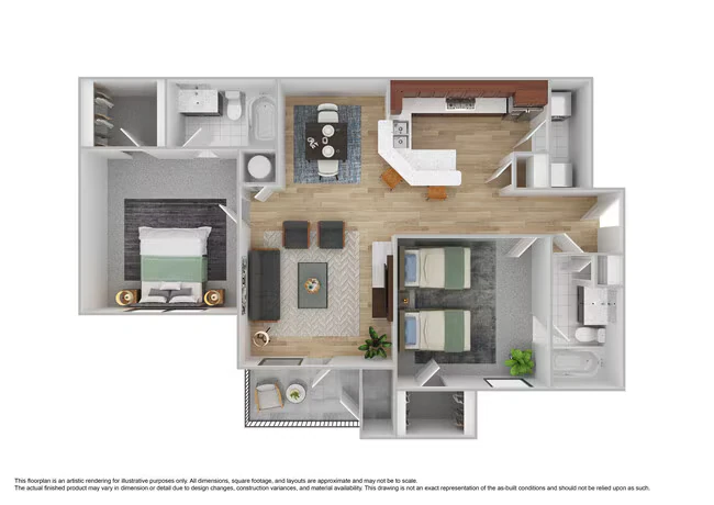 2x2Ap 1111 floor plan