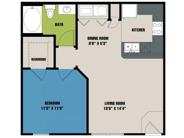 A1 06204 floor plan
