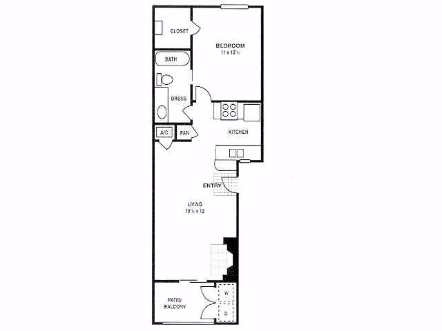 Unit 11306 07304 floor plan