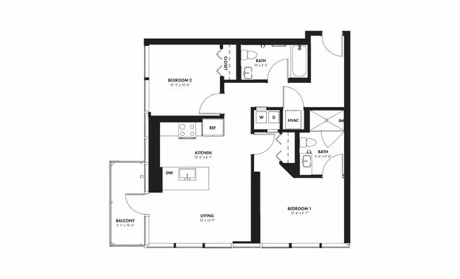Unit 1012 1012 floor plan