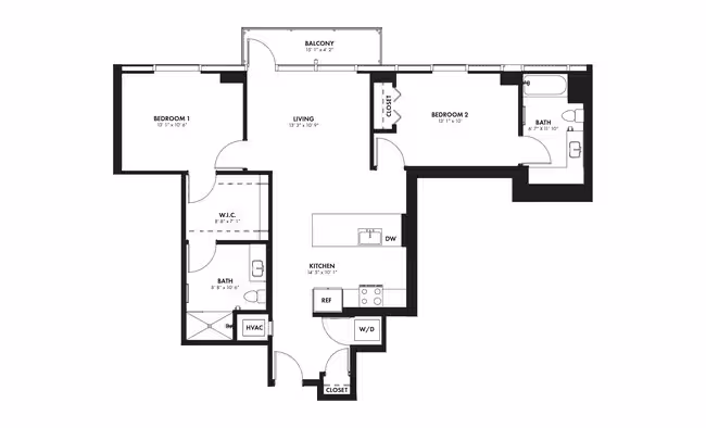 2D2 1407 floor plan