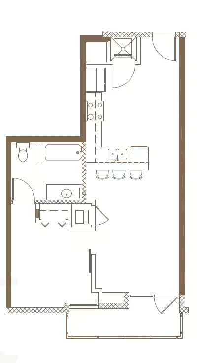 Urbano 206 floor plan