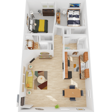 2x2 4554 34th St #8 floor plan