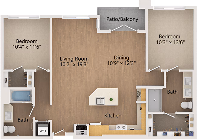 Unit 7214 7214 floor plan