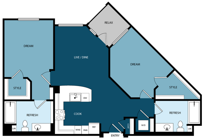 Unit 1123 1123 floor plan