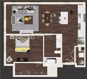 Unit 500 500 floor plan