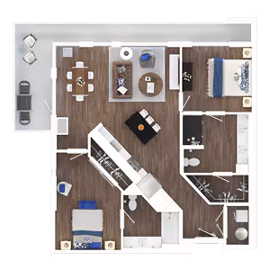 B1T floor plan