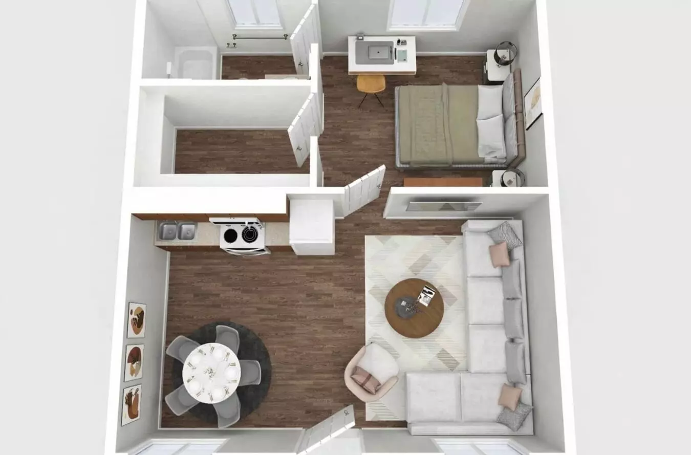 1/1 13 floor plan