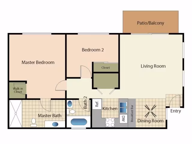 Unit AUCMAY 52 floor plan
