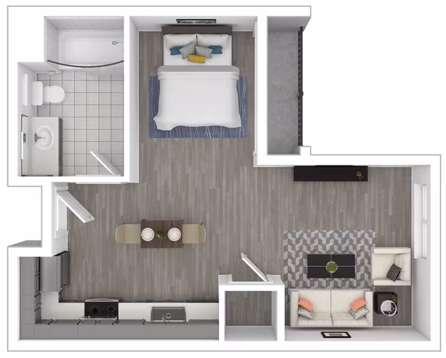 Unit 207 207 floor plan