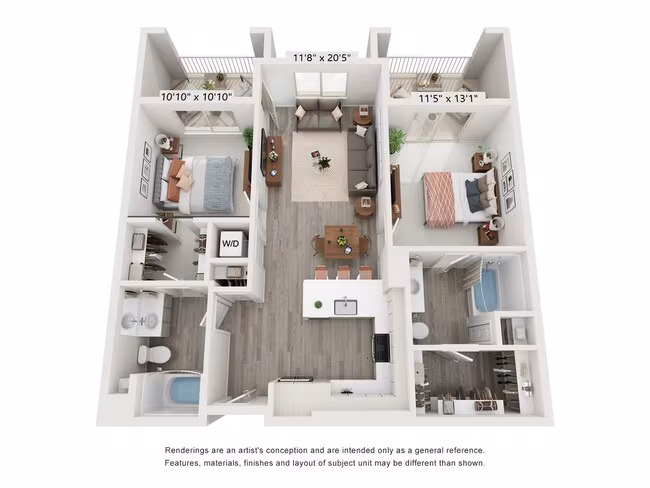 Unit H19-19103 H17-17216 floor plan