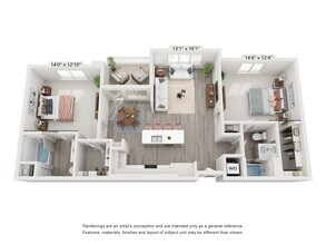 B3 H17-17410 floor plan