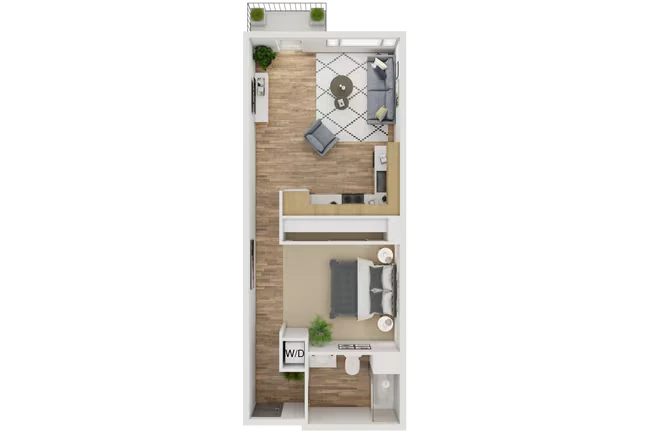 Studio 0405 floor plan