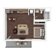Studio floor plan