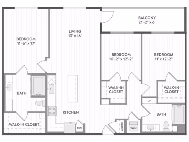 Unit 1-416 1-162 floor plan
