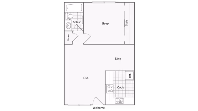 Unit 84-1V 63-2V floor plan