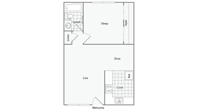 Arbor 63-2V floor plan