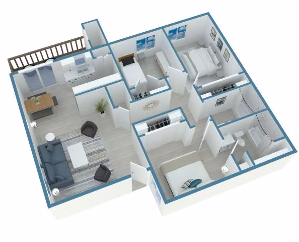Unit 115 15 floor plan