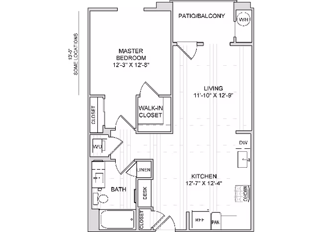 Unit 01-207 01-207 floor plan