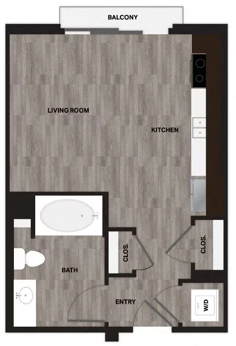 Studio 261 floor plan