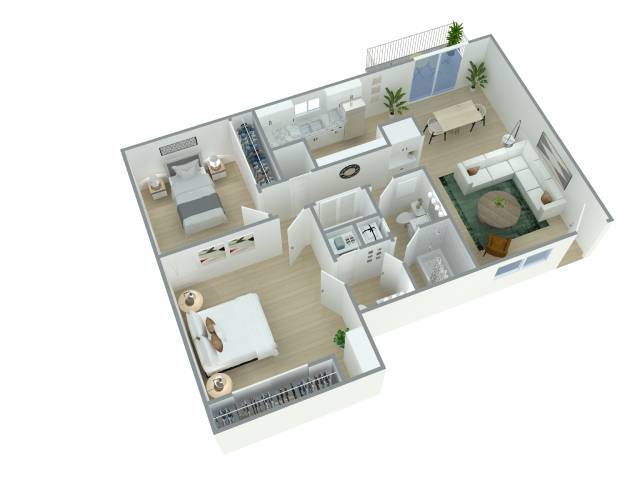 Hacienda B44 floor plan